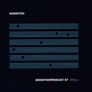 画像1: Monoton "Monotonprodukt 07 27y ++" [CD]