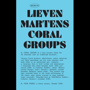 画像1: Lieven Martens "Coral Groups" [Cassette]