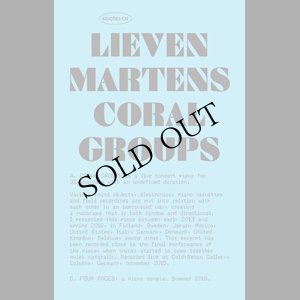 画像1: Lieven Martens "Coral Groups" [Cassette]