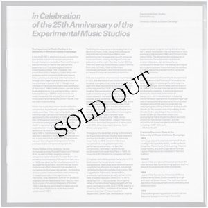 画像2: V.A "in Celebration of the 25th Anniversary of the Experimental Music Studios" [CD-R]