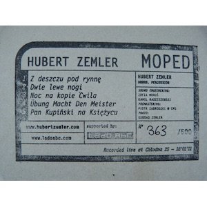 画像2: Hubert Zemler "Moped" [CD]