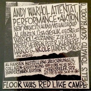 画像2: Al Hansen "Andy Warhol Attentat Sound" [CD]