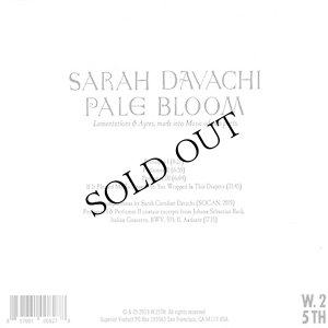 画像3: Sarah Davachi "Pale Bloom" [LP]