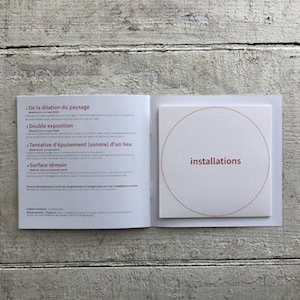 画像2: Eric La Casa + Jean-Luc Guionnet + Seijiro Murayama + Arnau Horta + Michaele-Andrea Schatt "Installations" [CD + Booklet]