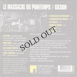 画像2: Gilson "Le Massacre Du Printemps" [CD]