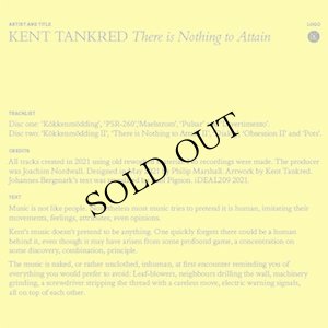 画像1: Kent Tankred "There Is Nothing To Attain" [2CD]