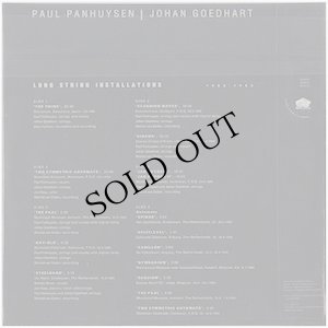画像2: Paul Panhuysen, Johan Goedhart "Long String Installations, 1982-1985" [2CD-R + Booklet + 4-Page Insert + 32-Page Photo Folio]