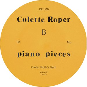 画像4: Colette Roper "Piano Pieces” [LP]