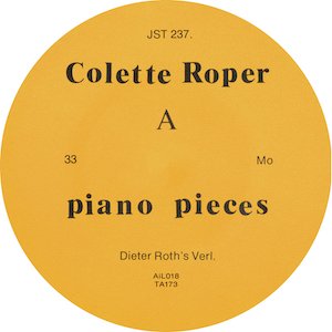 画像3: Colette Roper "Piano Pieces” [LP]