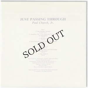 画像2: Paul Church Jr. "Just Passing Through" [CD-R]