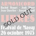 Armonicord "Libres (Festival de Massy 26 Octobre 1975)" [CD]
