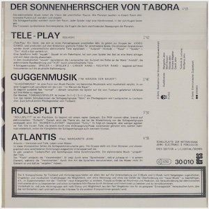画像2: Wolfgang Jehn "Electronic & Percussion, 5 Kompositionen Für Tonband & Aktions-Gruppe" [CD-R]