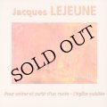 Jacques Lejeune "Pour Entrer Et Sortir D'Un Conte - L'Eglise Oubliee" [CD]