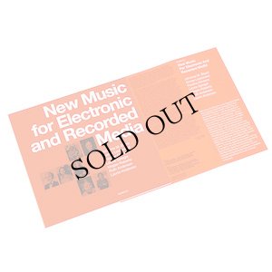 画像3: V.A "New Music for Electronic and Recorded Media" [Red LP + Large Booklet]