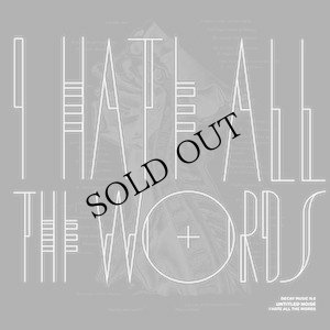 画像1: Untitled Noise "Decay Music n​.​8: I Hate All the Words" [LP]