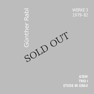 画像1: Gunther Rabl "Werke 3" [CD]