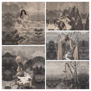 画像2: ojeRum "Nattens Hvide Sten" [CD-R + collage picture]
