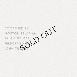 画像1: Morton Feldman, John Tilbury "Palais de Mari" [CD]