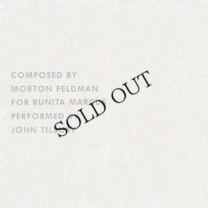 画像1: Morton Feldman, John Tilbury "For Bunita Marcus" [2CD]
