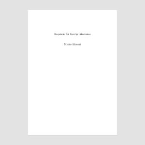 画像4: Mieko Shiomi "Requiem For George Maciunas" [CD+A4 booklet]