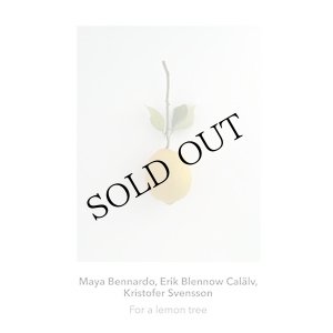 画像1: Kristofer Svensson, Maya Bennardo, Erik Blennow Calalv "For a Lemon Tree" [CD]