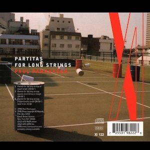 画像2: Paul Panhuysen "Partitas For Long Strings" [CD]