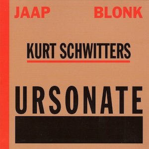 画像1: Jaap Blonk "Kurt Schwitters Ursonate" [CD]