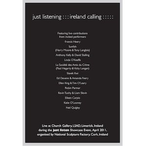 画像2: V.A ": : : just listening - ireland calling : : : :" [CD + foldout A5 size cover art]