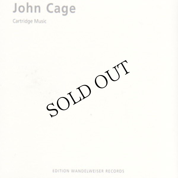 画像1: John Cage "Cartridge Music" [CD]
