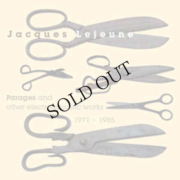 画像1: Jacques Lejeune "Parages And Other Electroacoustic Works 1971-1985" [3 × CD]