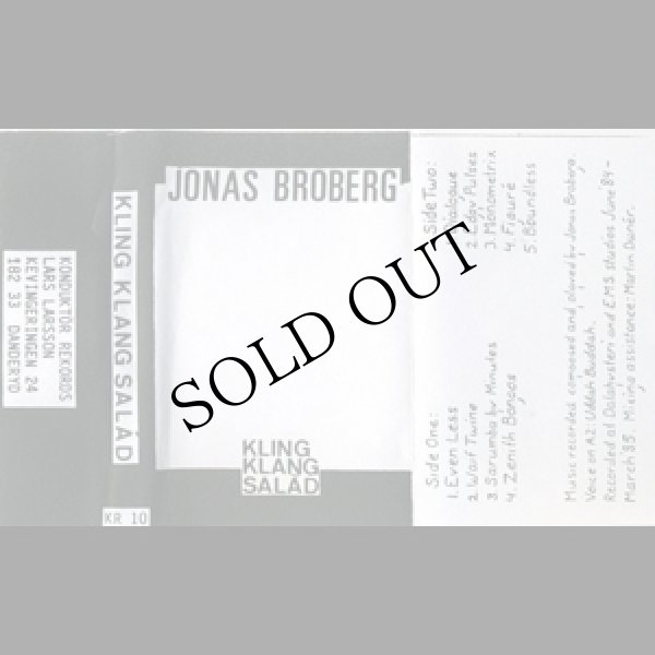 画像1: Jonas Broberg "Kling Klang Salad" [Cassette]