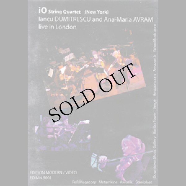 画像1: Iancu Dumitrescu / Ana-Maria Avram "Live in London, 2008" [DVD]