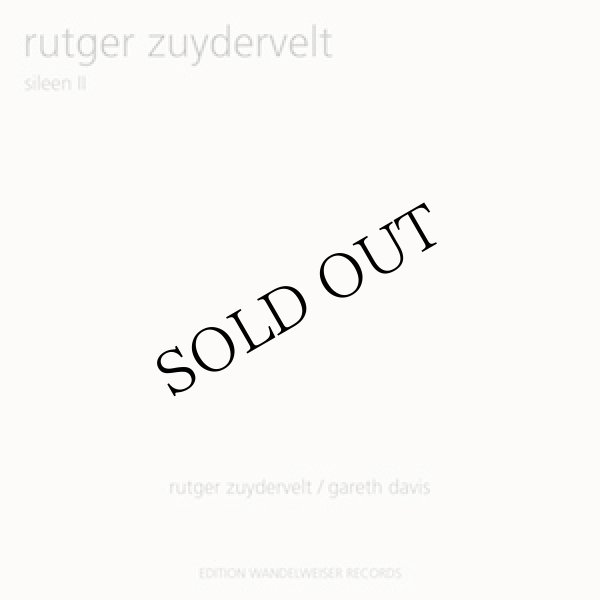 画像1: Rutger Zuydervelt "Sileen II" [CD]