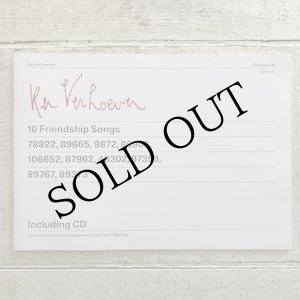 画像: Ken Verhoeven, Lieven Martens "10 Friendship Songs" [Artist book + CD]
