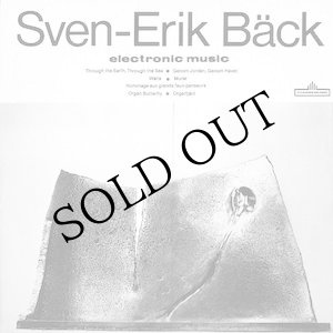 画像: Sven-Erik Back "Electronic Music" [LP]