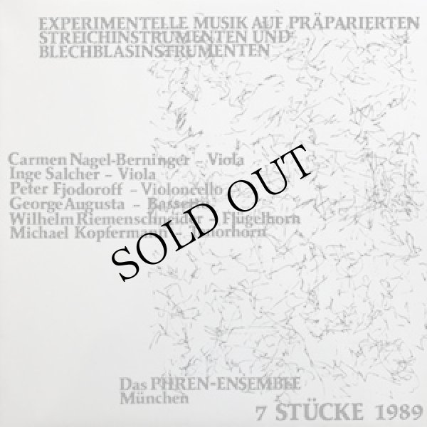 画像1: Phren "Experimentelle Musik Auf Praparierten Streichinstrumenten Und Blechblasinstrumenten - 7 Stucke 1989" [LP]