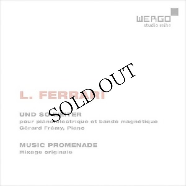 画像1: Luc Ferrari "Und So Weiter / Music Promenade" [CD]