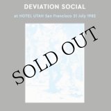 画像: Deviation Social "At Hotel Utah San Francisco 31 July 1982" [CD]