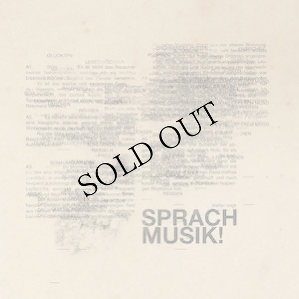 画像1: Stefan Roigk "Sprachmusik" [CD]
