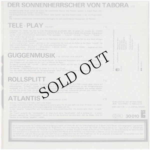 画像2: Wolfgang Jehn "Electronic & Percussion, 5 Kompositionen Für Tonband & Aktions-Gruppe" [CD-R]