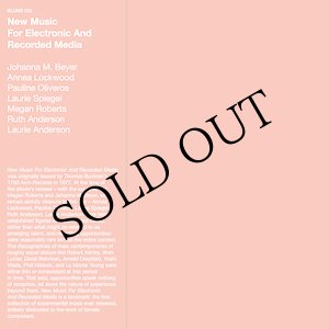 画像: V.A "New Music for Electronic and Recorded Media" [Red LP + Large Booklet]