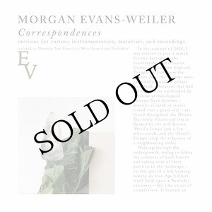 画像: Morgan Evans-Weiler "Correspondences" [CD]