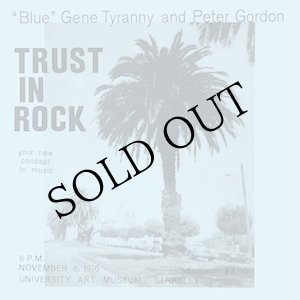 画像: "Blue" Gene Tyranny, Peter Gordon "Trust in Rock" [2CD]