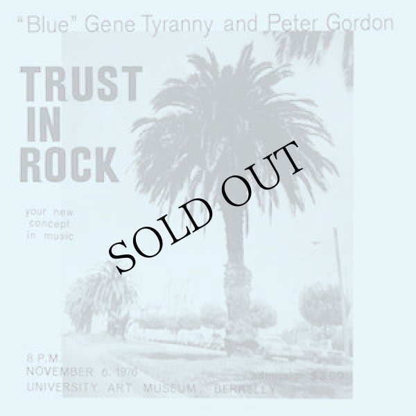 画像1: "Blue" Gene Tyranny, Peter Gordon "Trust in Rock" [2CD]