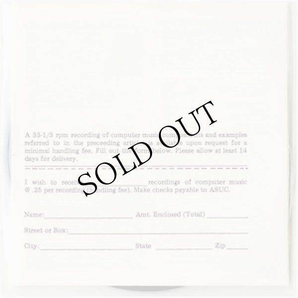 画像3: V.A "American Society Of University Composers, Inc., Supplement to Proceeding 7/8" [4CD-R]