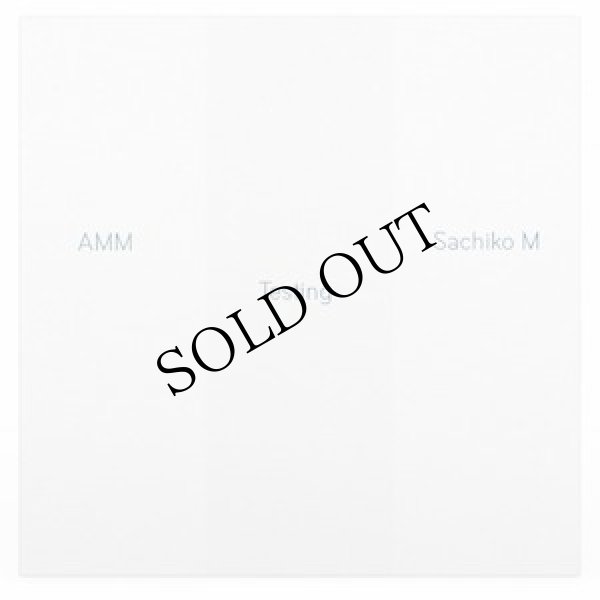 画像1: AMM, Sachiko M "Testing" [CD]