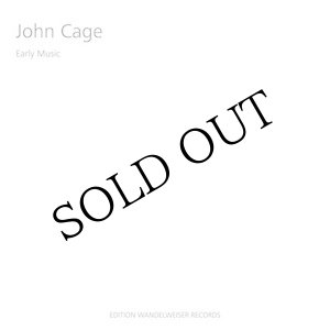 画像: John Cage "early music" [CD]