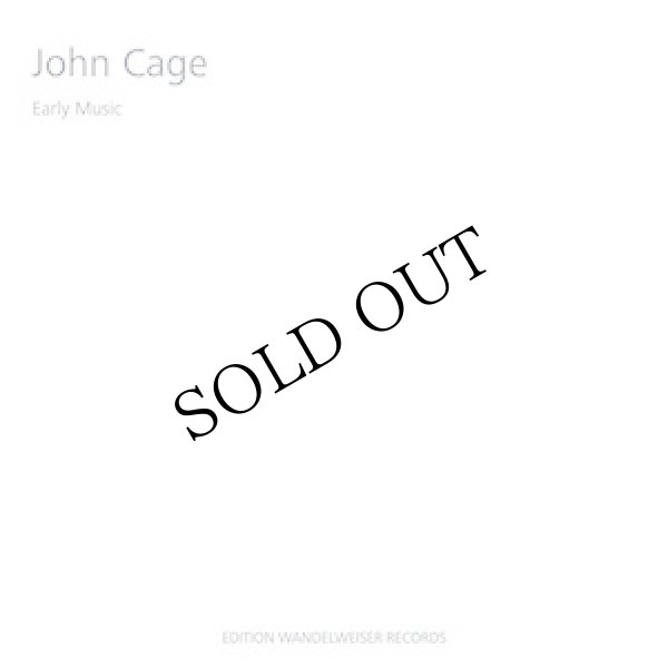 画像1: John Cage "early music" [CD]