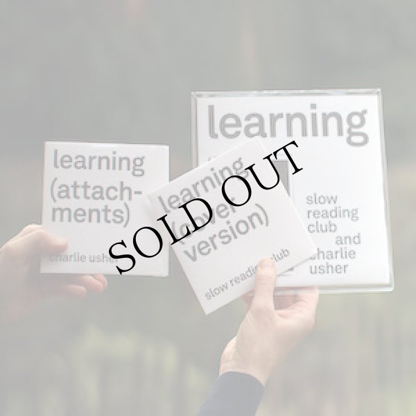 画像2: Slow Reading Club and Charlie Usher "LEARNING" [2CD +  large fold-out poster]