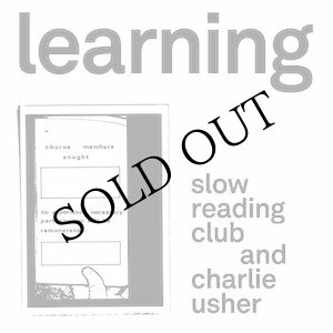 画像: Slow Reading Club and Charlie Usher "LEARNING" [2CD +  large fold-out poster]